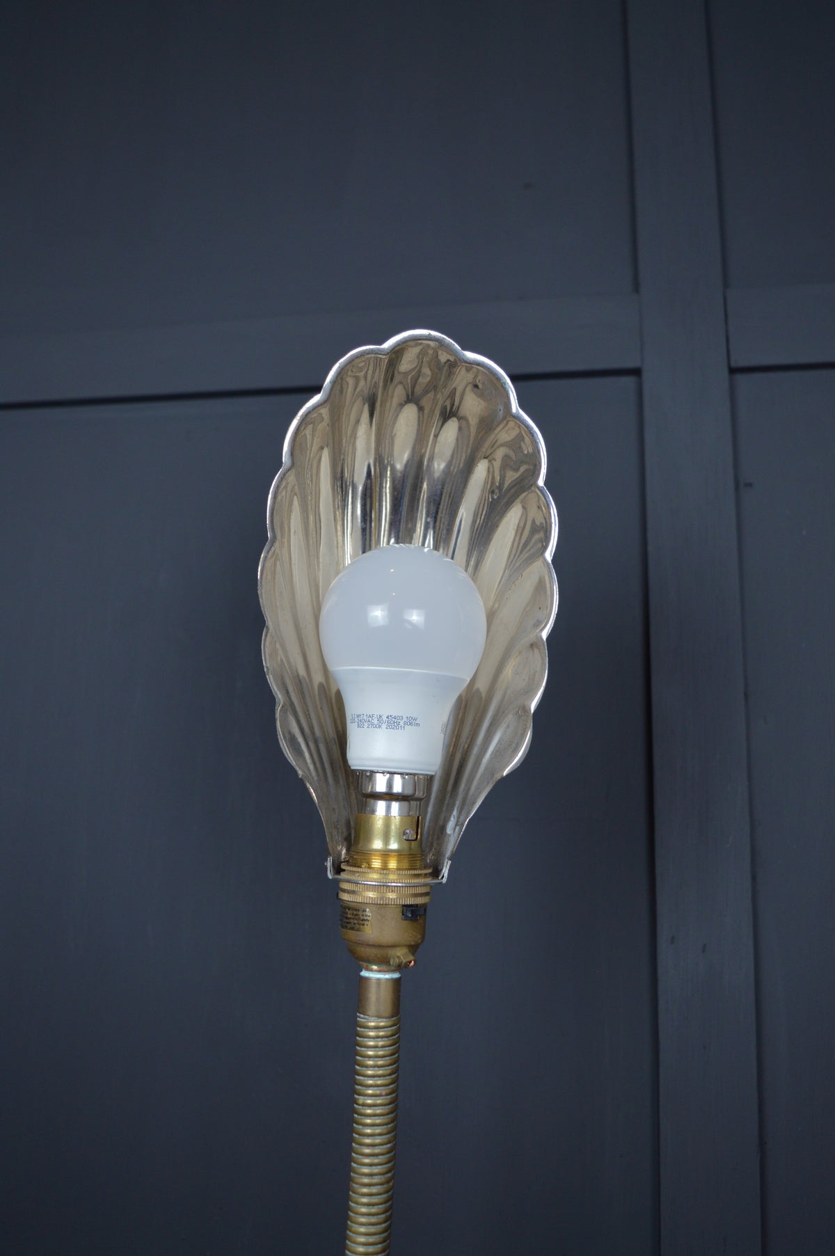 Brass gooseneck lamp