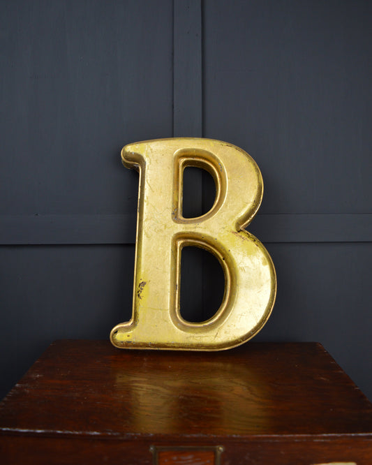 Large Gold Letter ‘E’