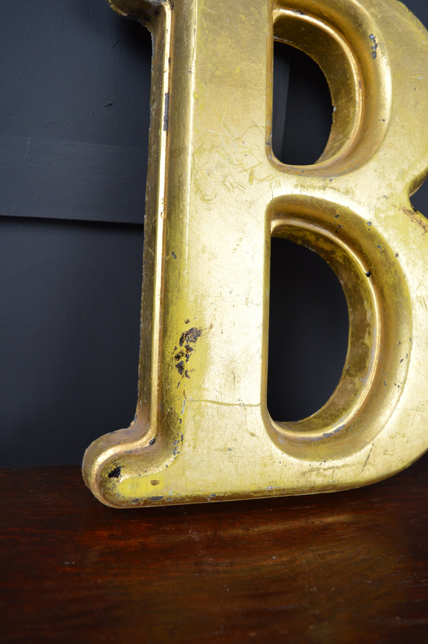 Large Gold Letter ‘B’
