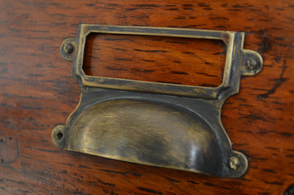 Early 20th century oak 6 drawer filing drawers