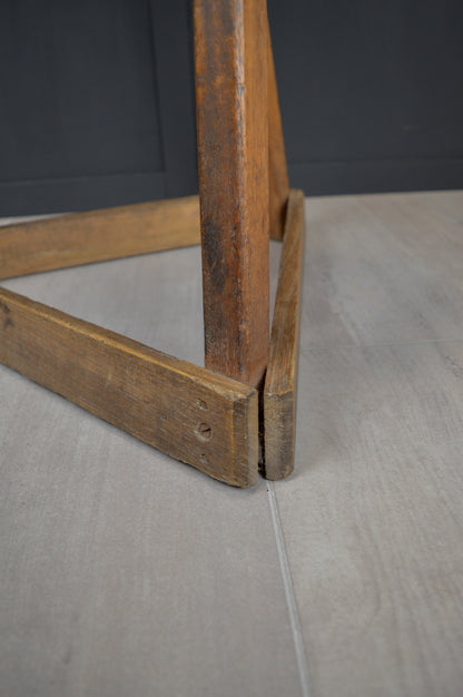 19th century wooden jewellers stool