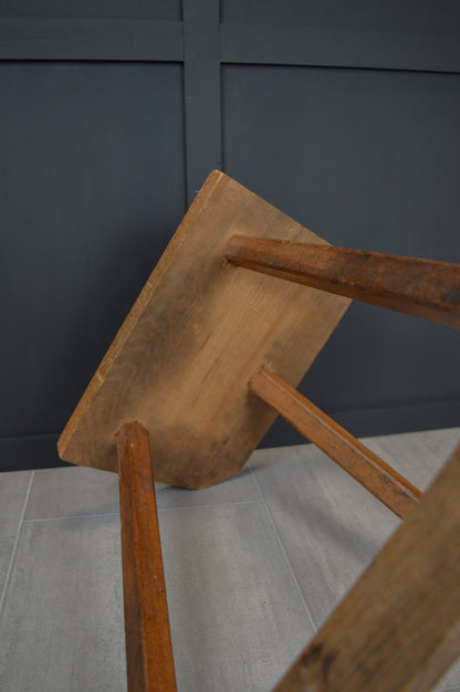19th century wooden jewellers stool
