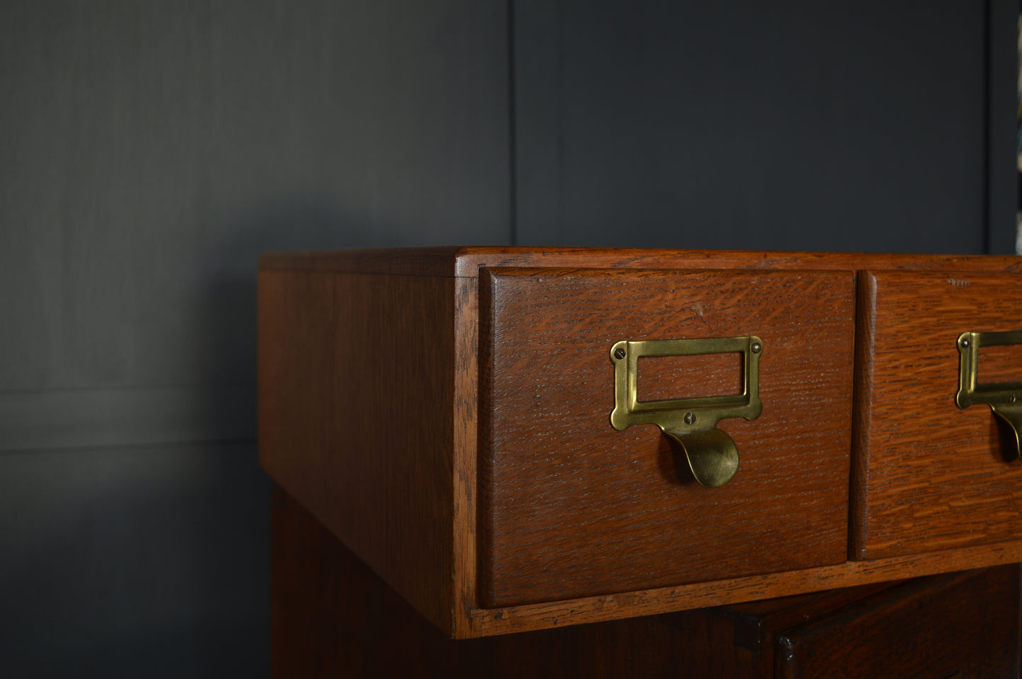 Early 20th Century Oak index drawers