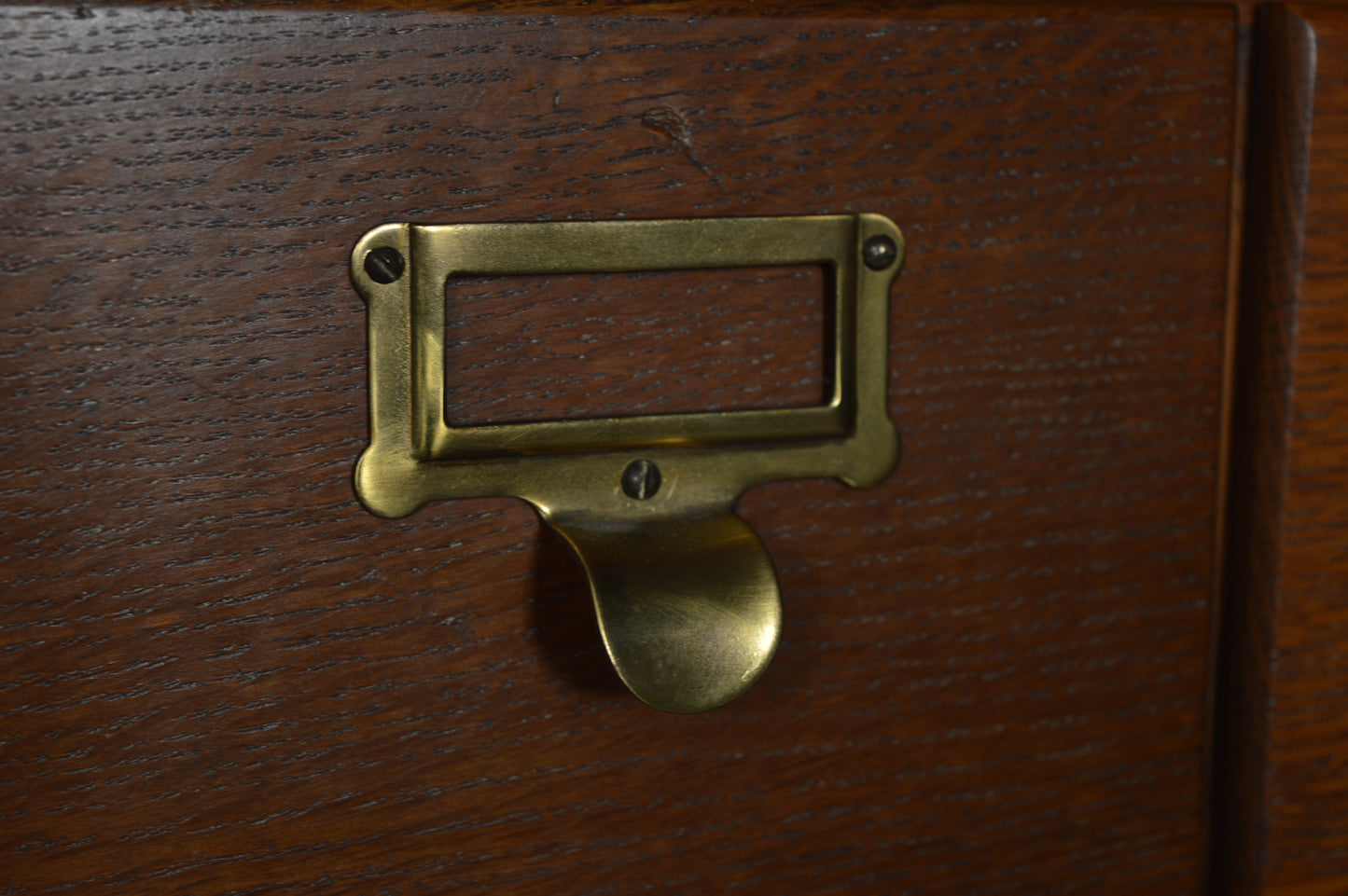 Early 20th Century Oak index drawers