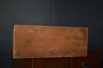 Early 20th Century Oak index drawers