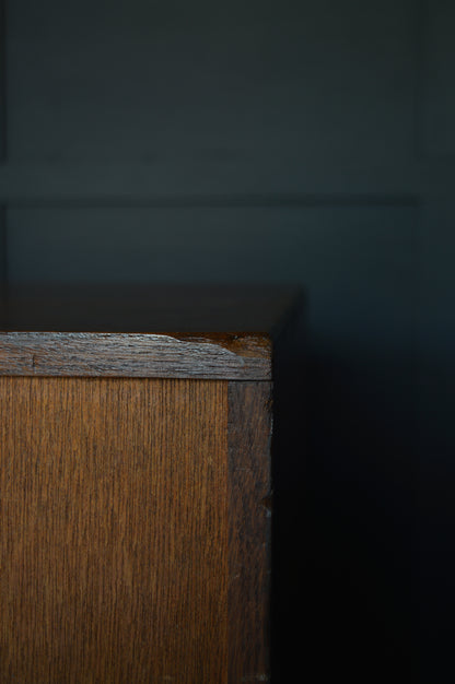 Early 20th century oak index filing drawers