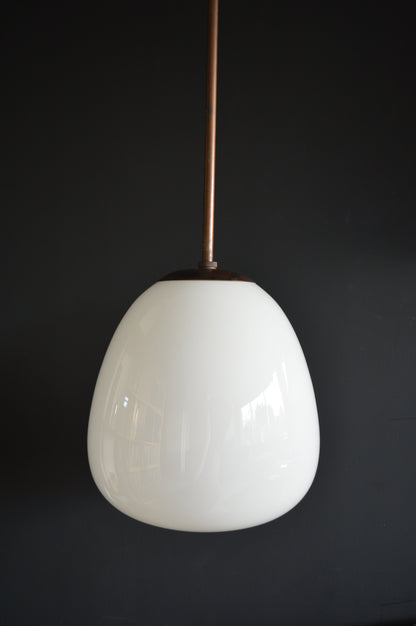 1930s General Electric Company (GEC) Opaline Tulip Pendant Light