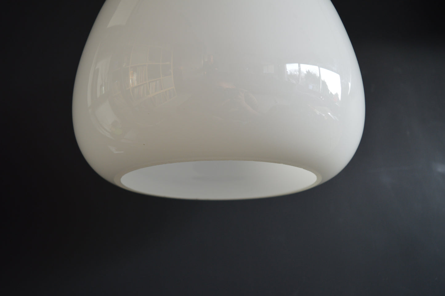 1930s General Electric Company (GEC) Opaline Tulip Pendant Light