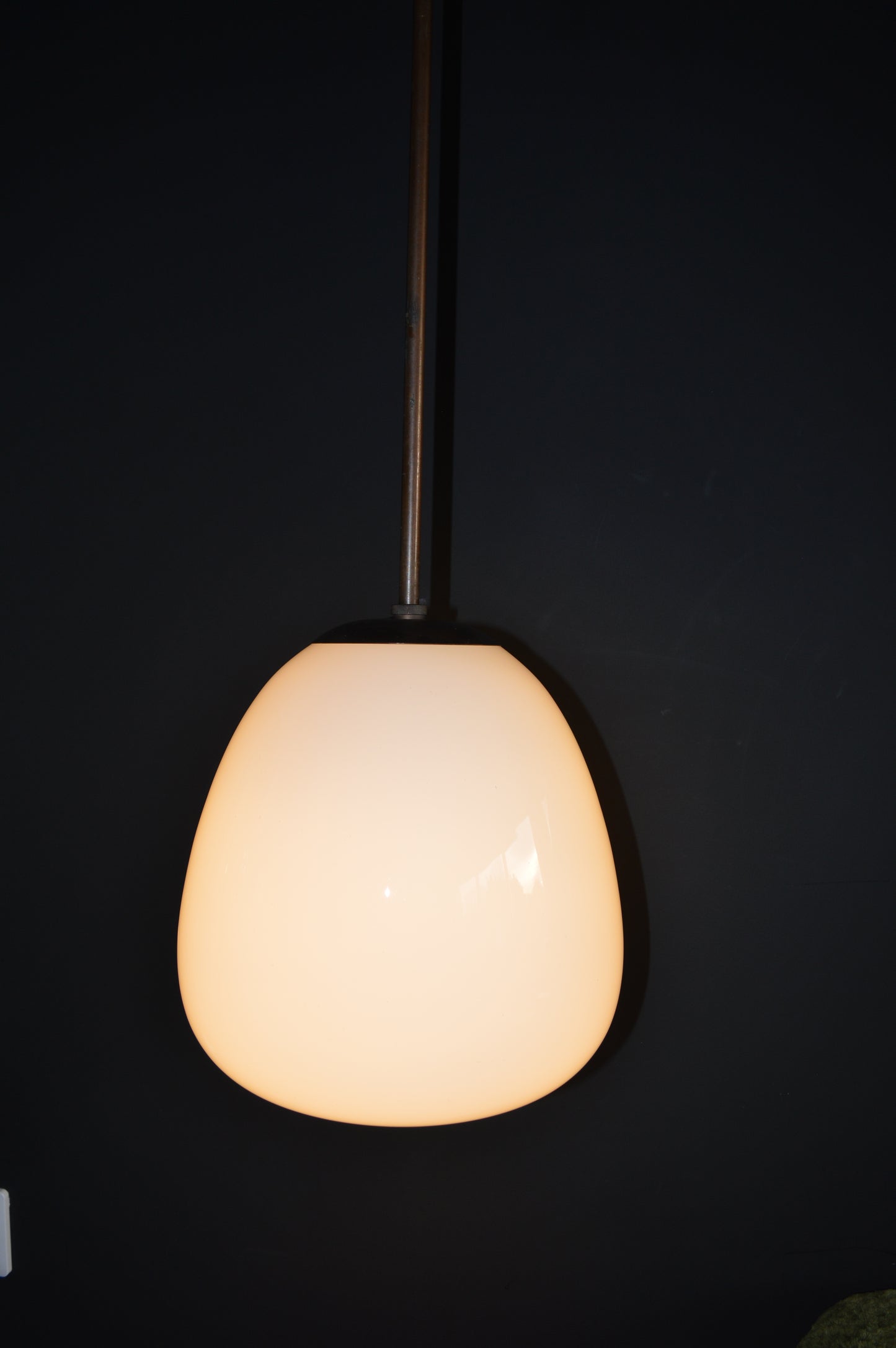 1930s General Electric Company (GEC) Opaline Tulip Pendant Light
