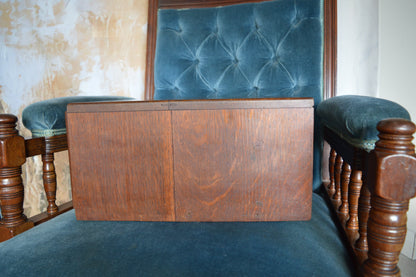 Antique Oak Index Drawer