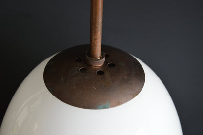 1930s General Electric Company (GEC) Opaline Tulip Pendant Light