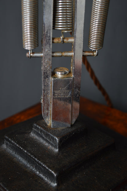 1930s Black 3 step anglepoise 1227 lamp base