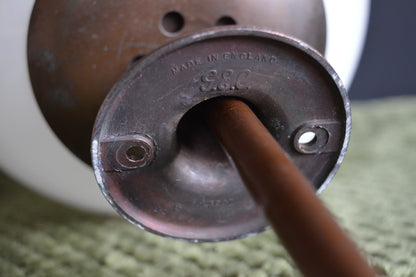 1930s General Electric Company (GEC) Opaline Tulip Pendant Light