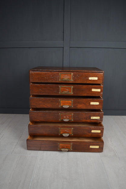 Early 20th Century Stationary Drawers