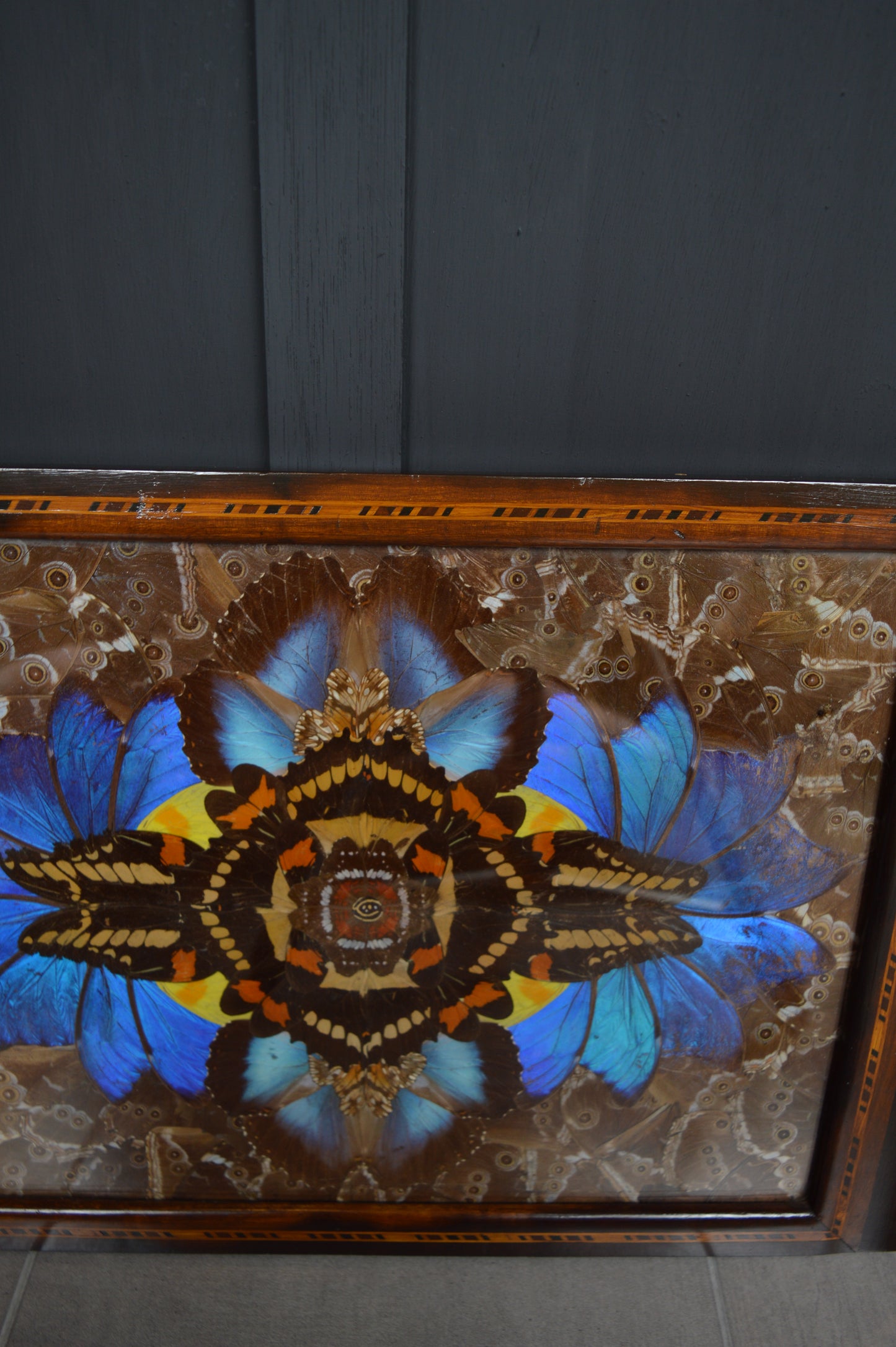 Brazilian Art Deco butterfly tray