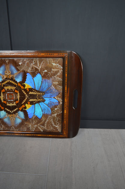 Brazilian Art Deco butterfly tray