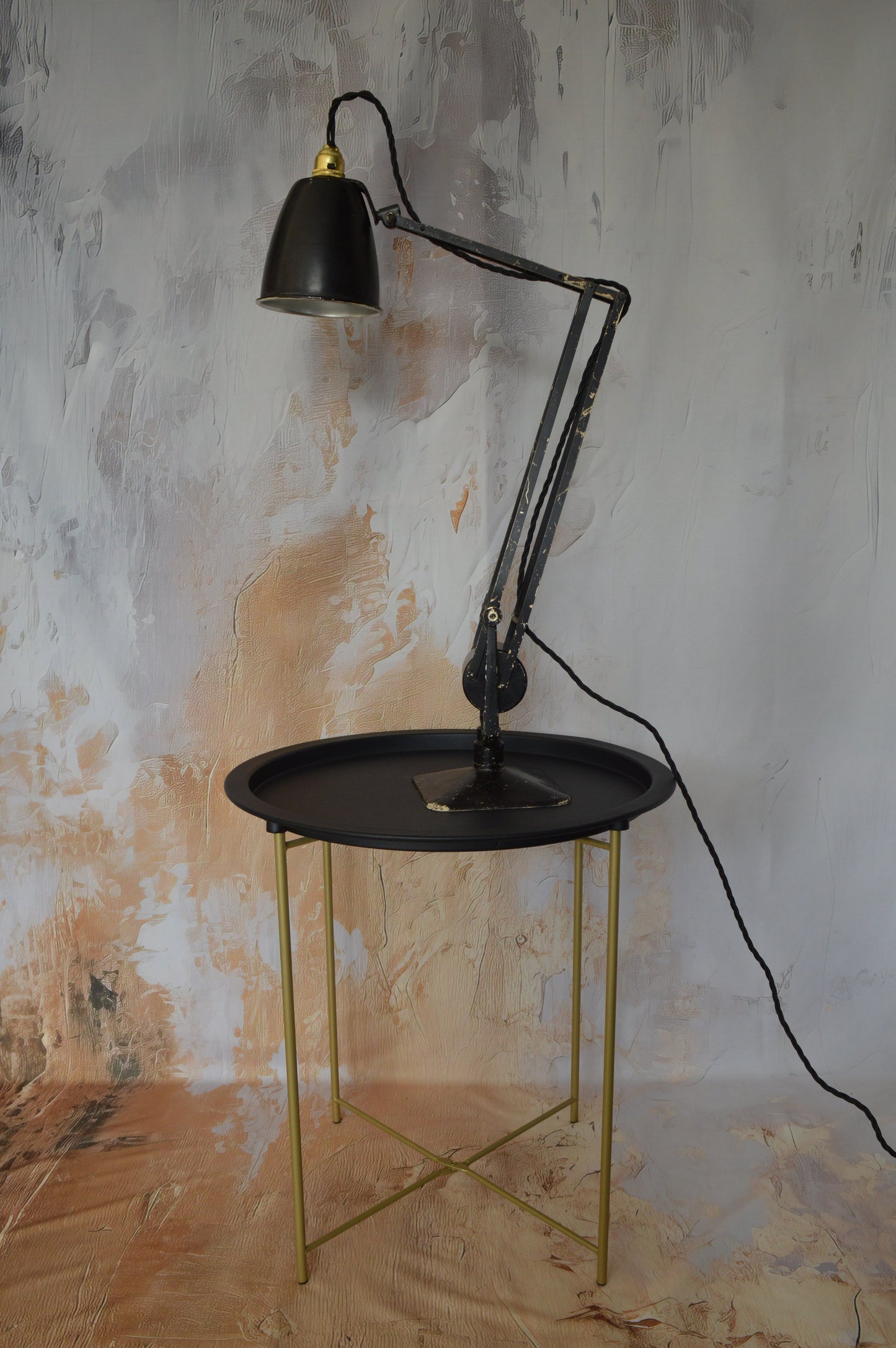 1940s Black Hadrill & Horstmann Desk Lamp
