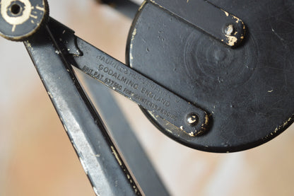 1940s Black Hadrill & Horstmann Desk Lamp