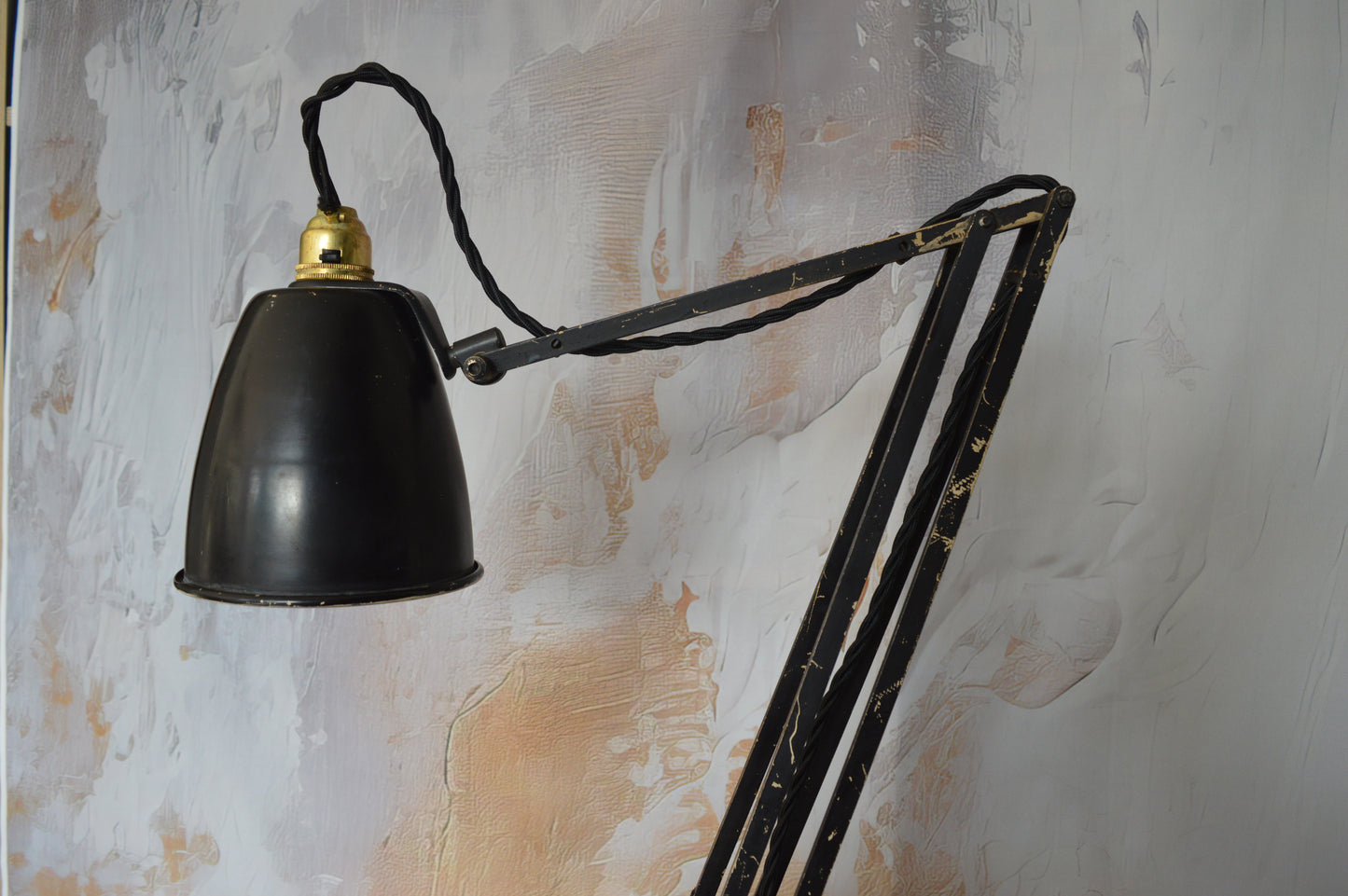1940s Black Hadrill & Horstmann Desk Lamp