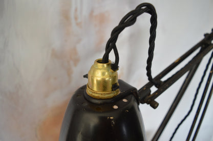 1940s Black Hadrill & Horstmann Desk Lamp