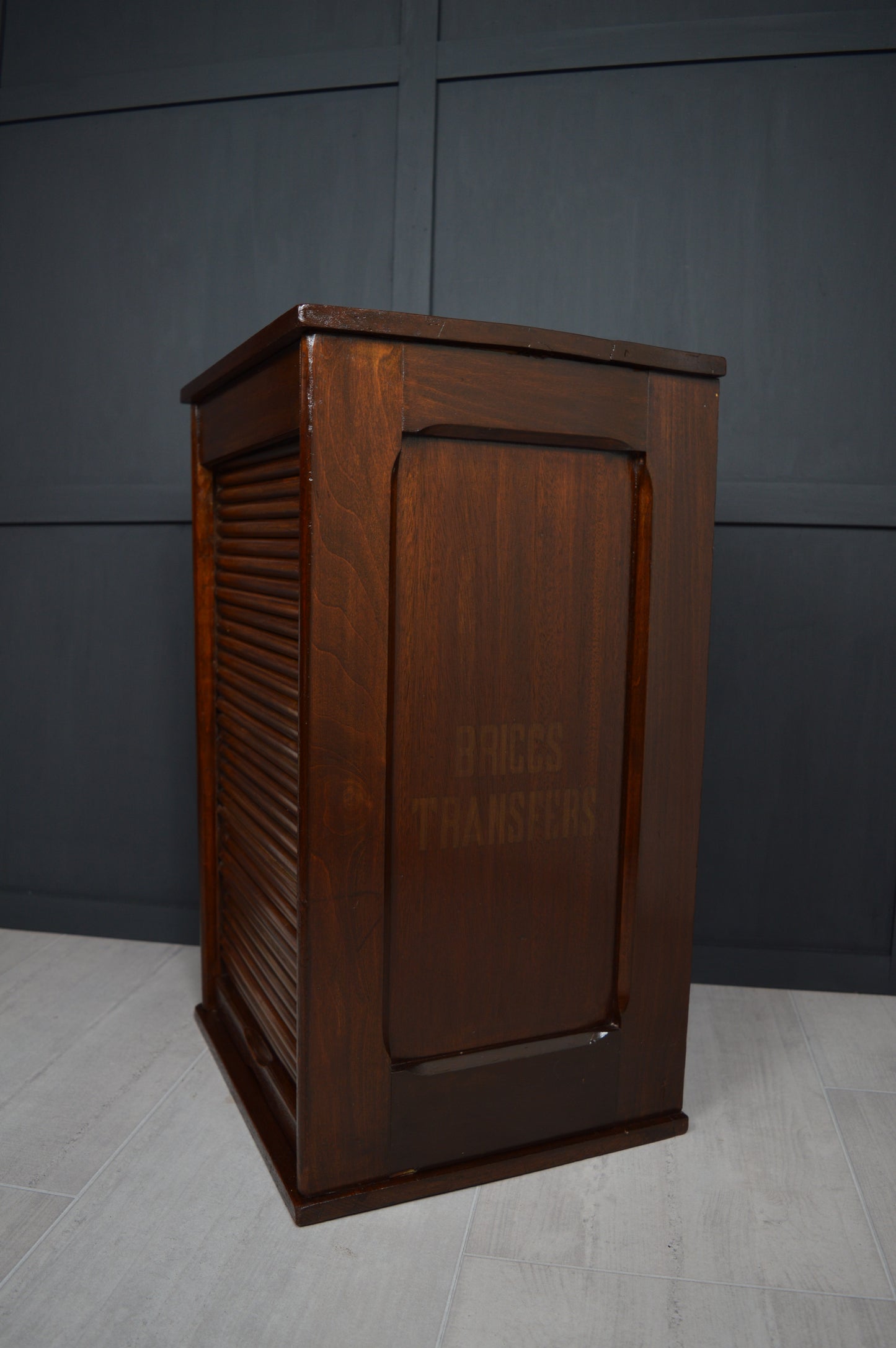 Late 19th Century Tambour front cabinet