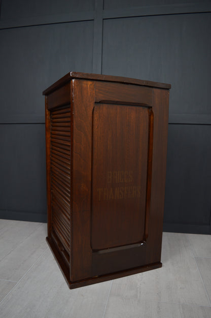 Late 19th Century Tambour front cabinet