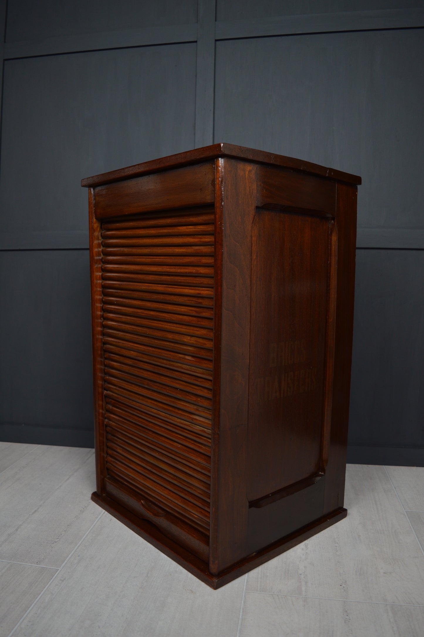 Late 19th Century Tambour front cabinet
