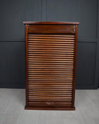 Late 19th Century Tambour front cabinet