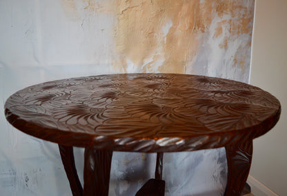 Liberty & Co, Japanese carved arts & crafts table (circa 1905)