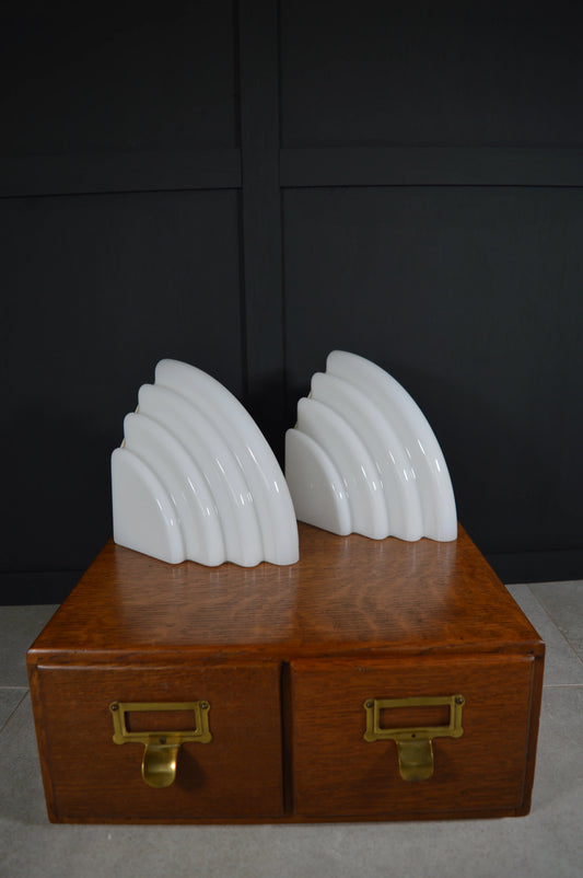Pair of Art Deco revival Kai Wall Lamps by Kazuhide Takaham