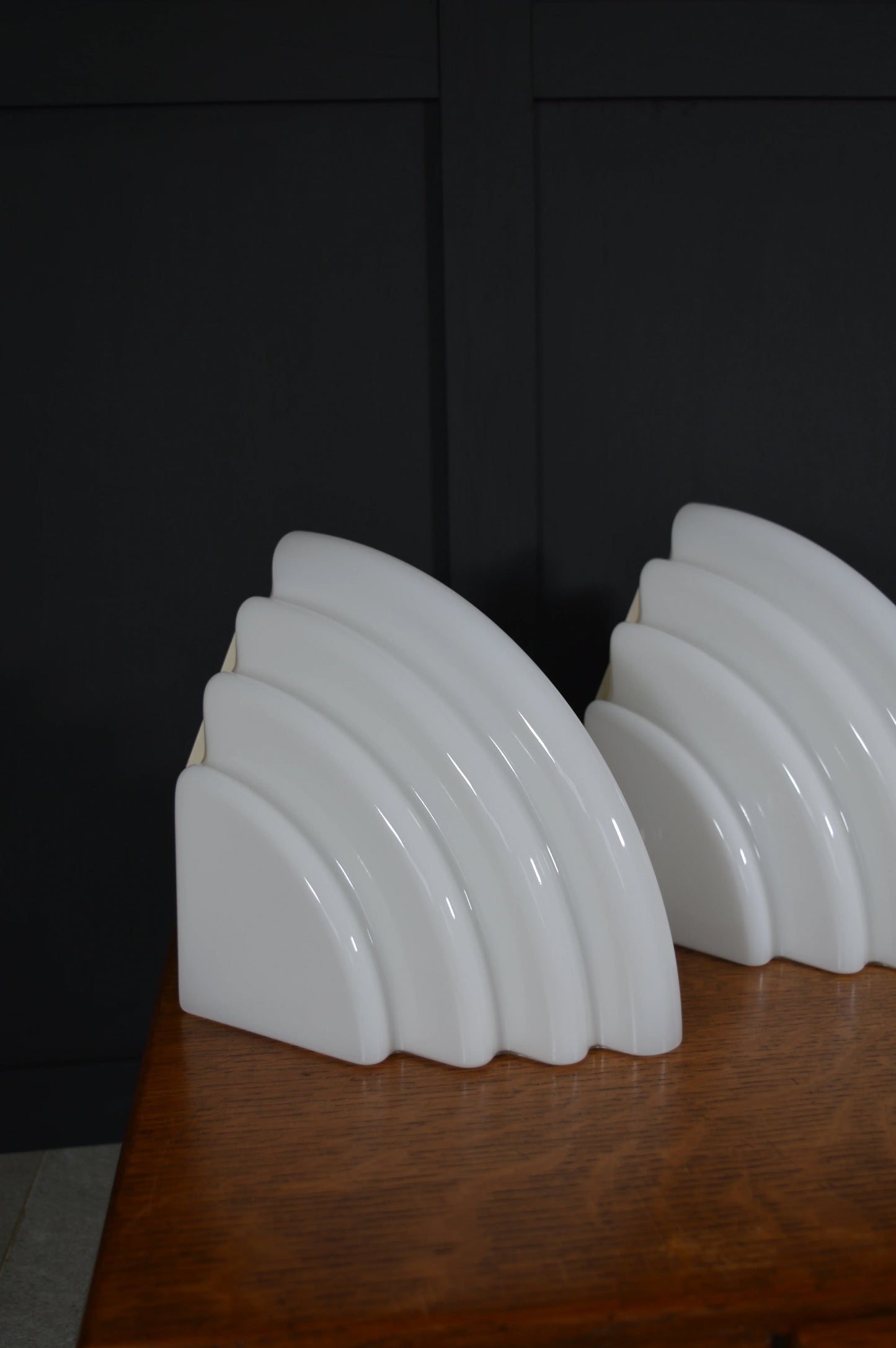 Pair of Art Deco revival Kai Wall Lamps by Kazuhide Takaham