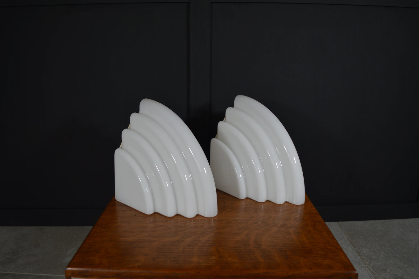 Pair of Art Deco revival Kai Wall Lamps by Kazuhide Takaham