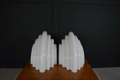 Pair of Art Deco revival Kai Wall Lamps by Kazuhide Takaham