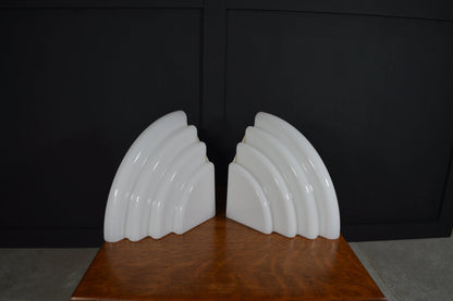 Pair of Art Deco revival Kai Wall Lamps by Kazuhide Takaham