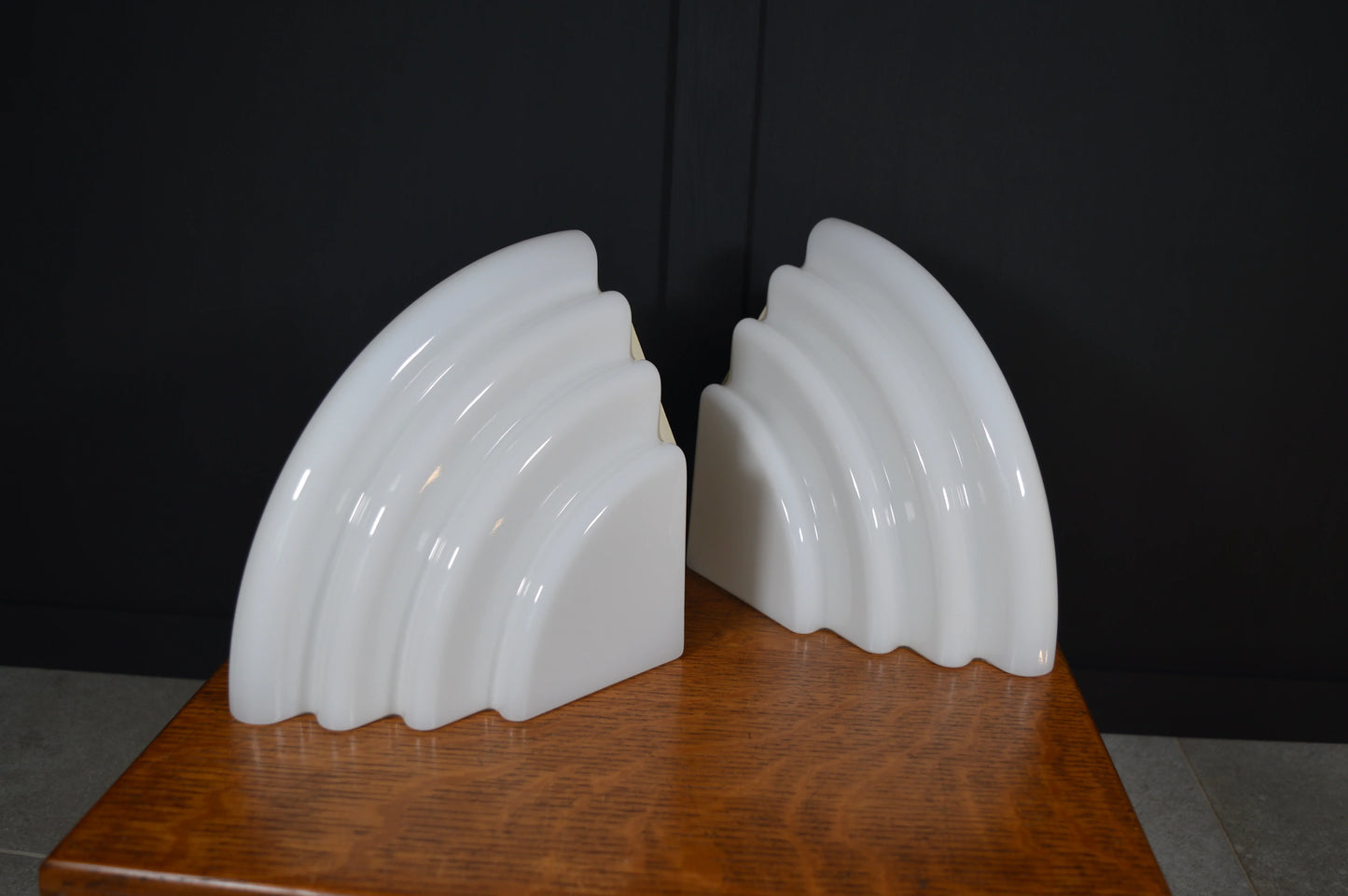 Pair of Art Deco revival Kai Wall Lamps by Kazuhide Takaham