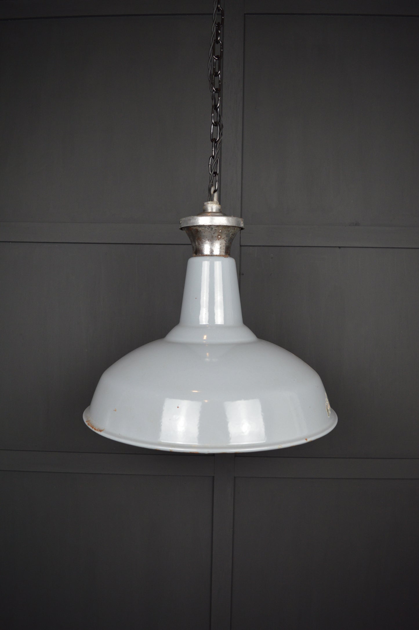Large grey benjamin pendant light