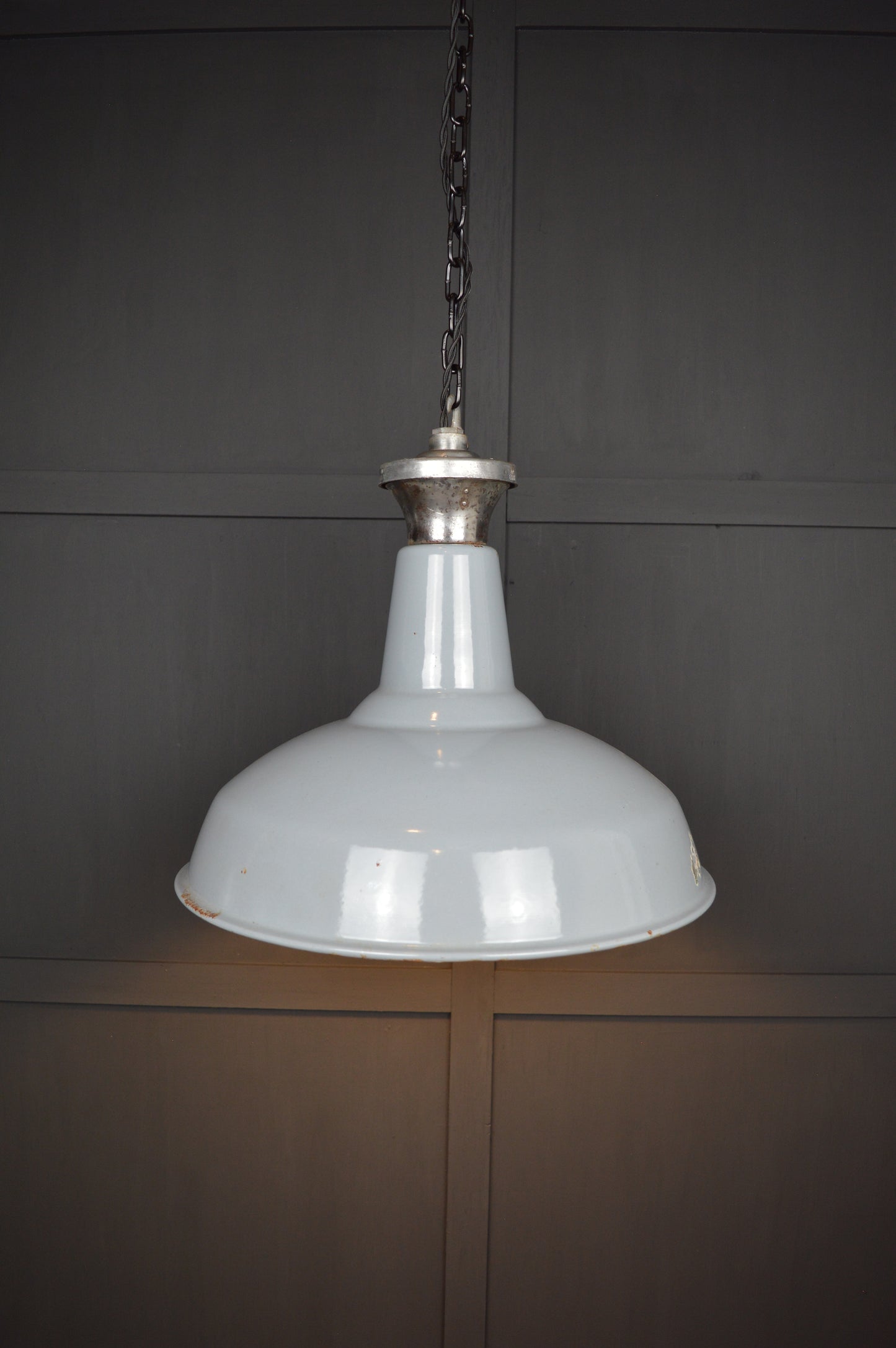 Large grey benjamin pendant light