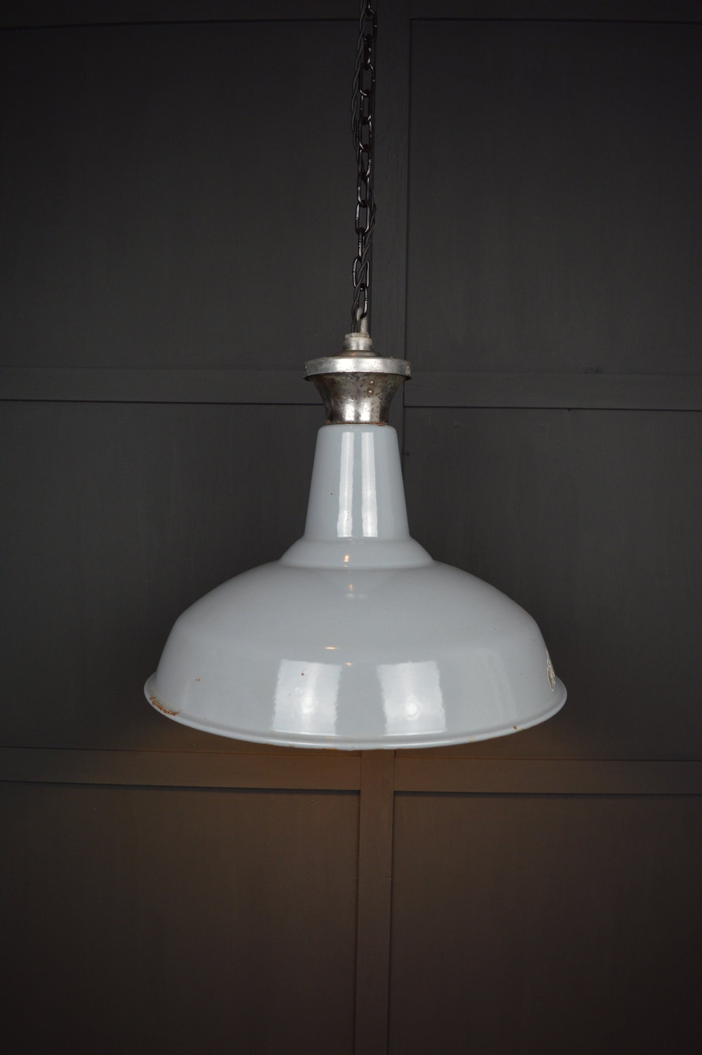 Large grey benjamin pendant light