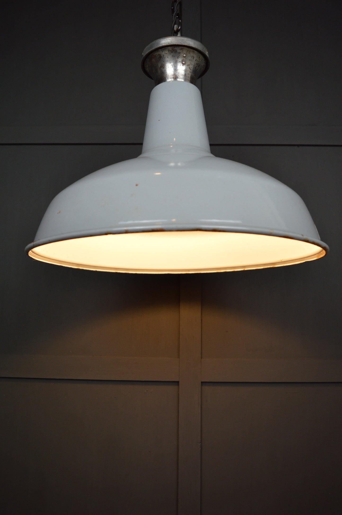 Large grey benjamin pendant light