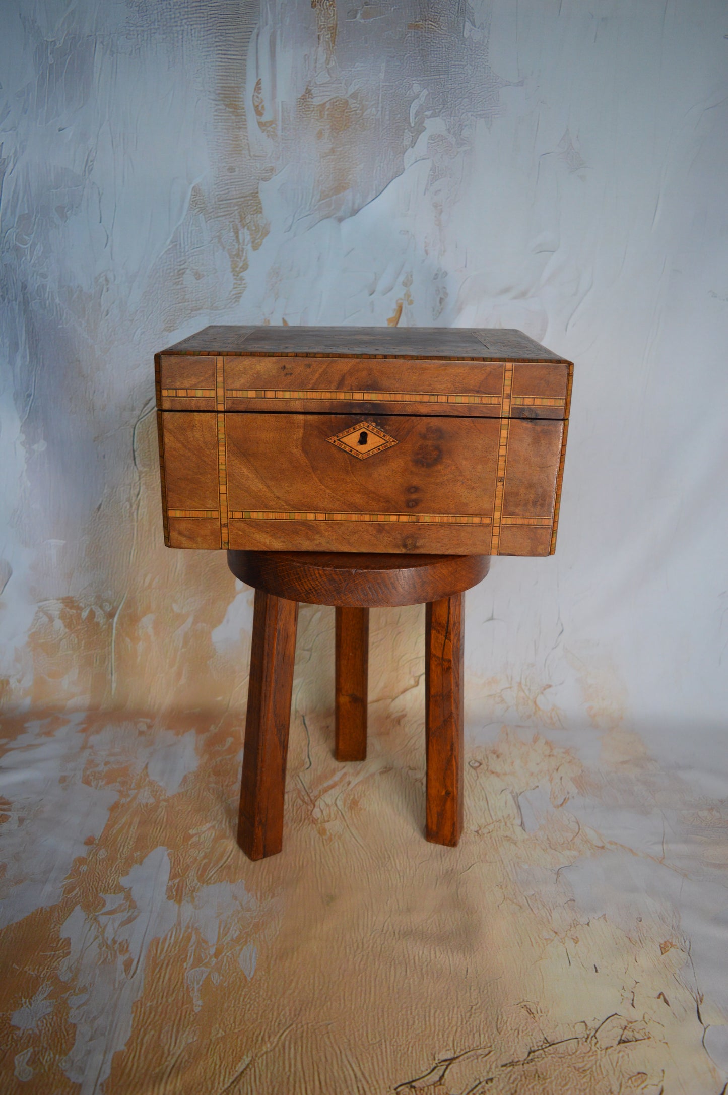 19th century Tunbridge ware box