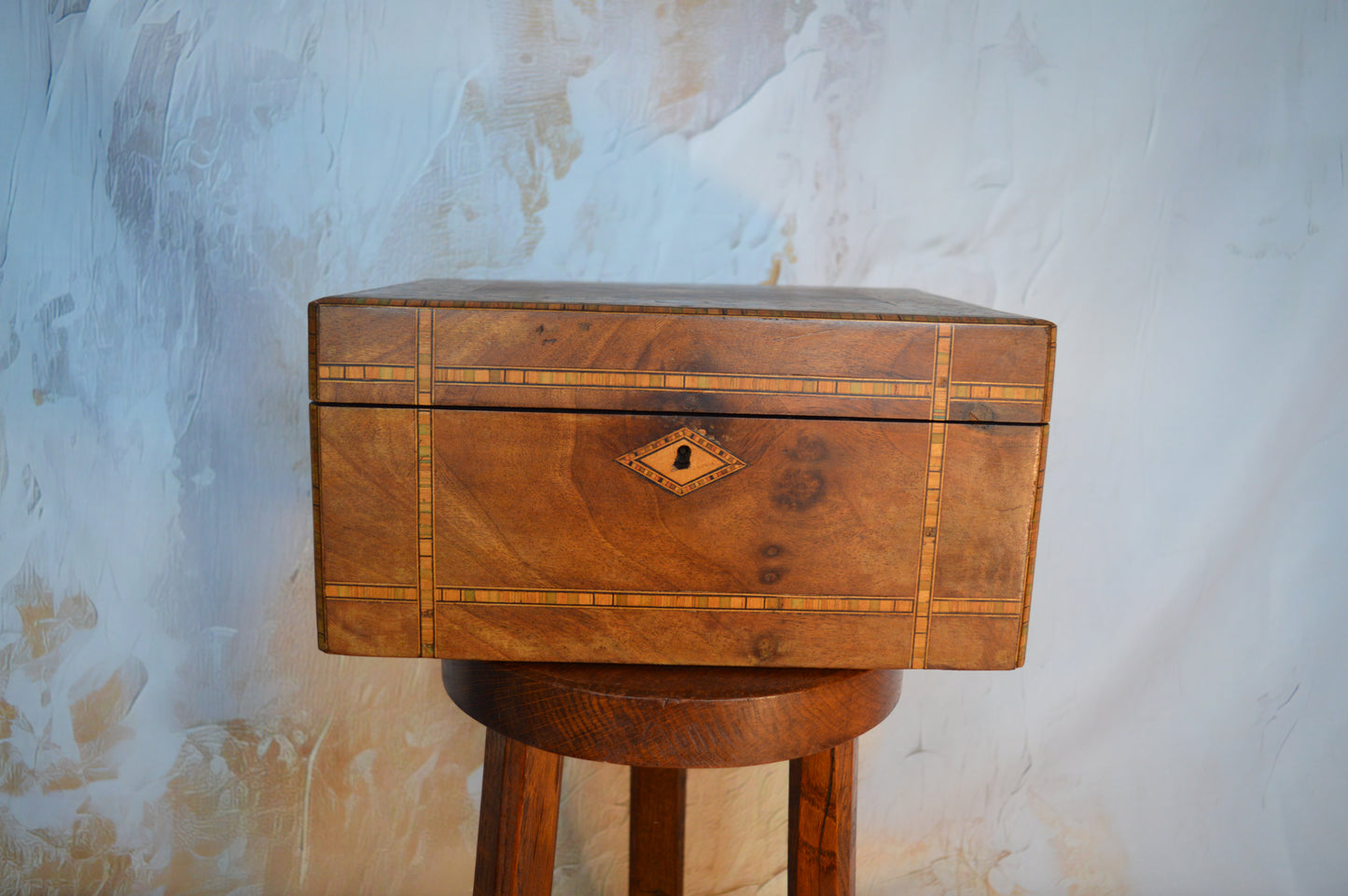 19th century Tunbridge ware box