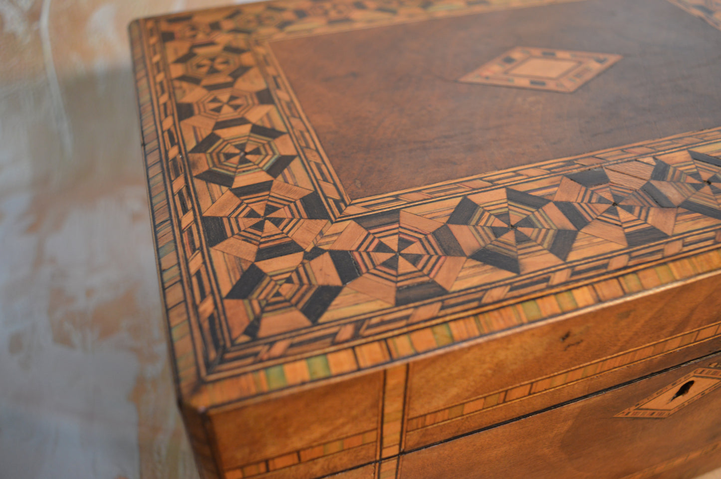 19th century Tunbridge ware box