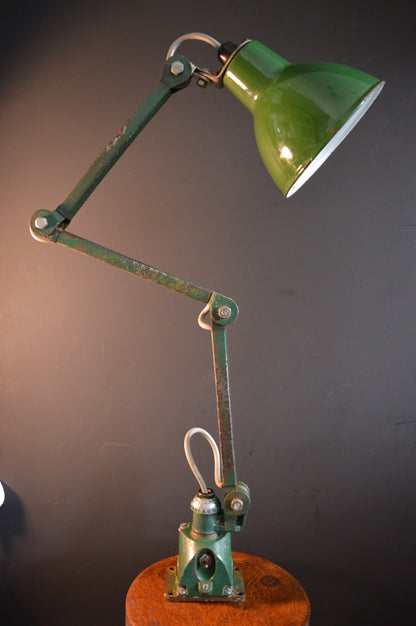 1940s EDL 3-arm machinist/work lamp