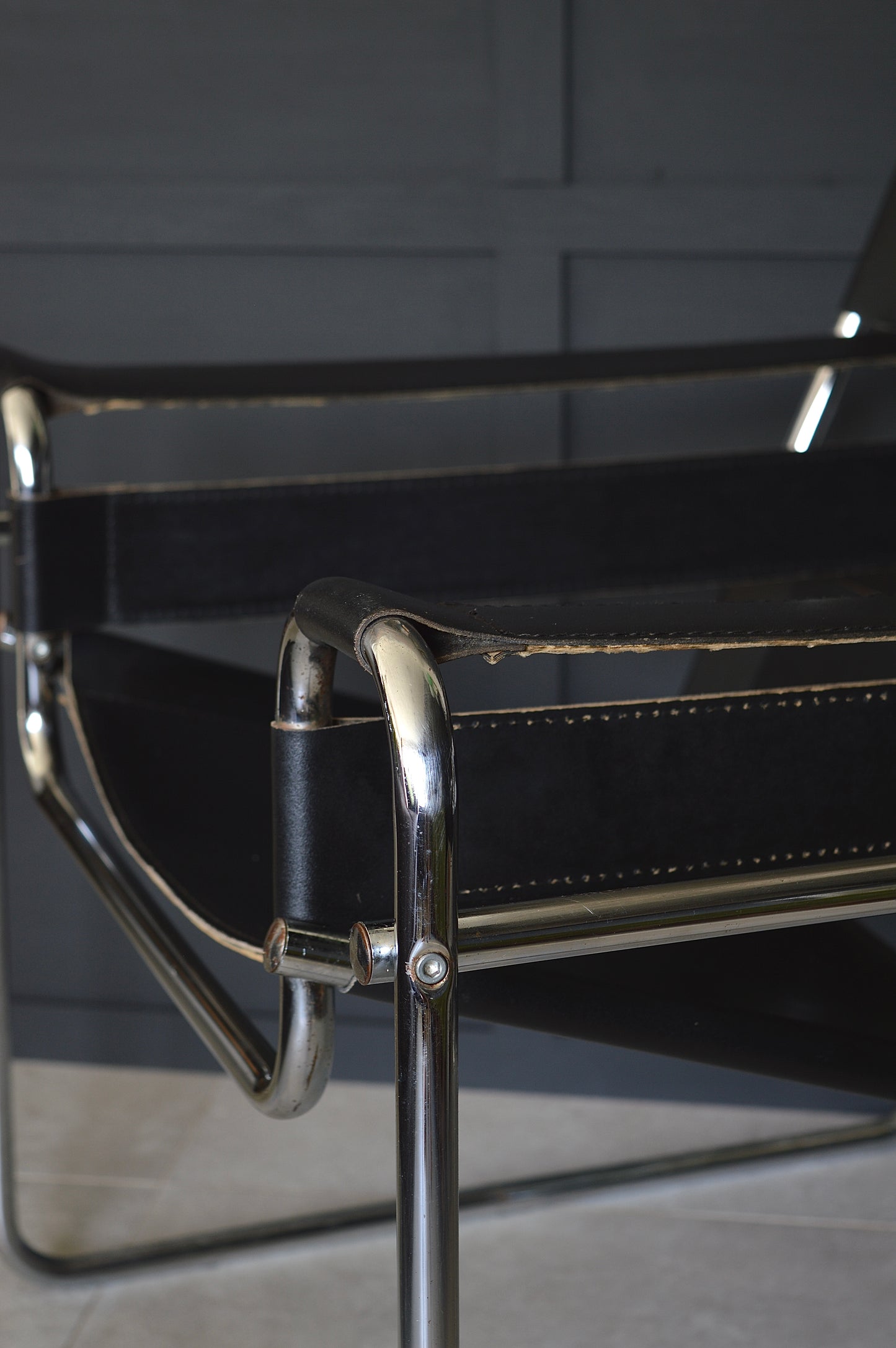 Vintage leather Wassily B3 chair