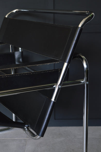Vintage leather Wassily B3 chair