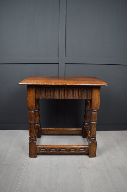 Early 20th century oak stool
