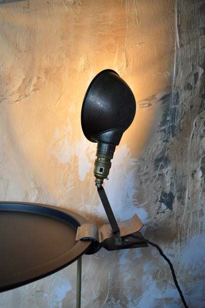 1920s 'Adjusto-Lite' clip on lamp by Farberware