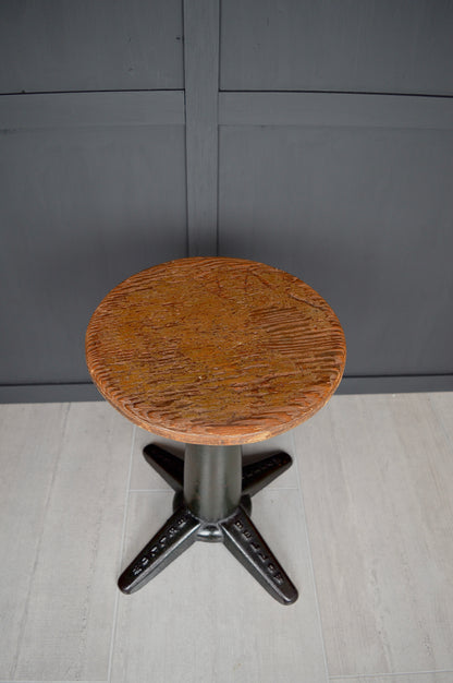 Bellow industrial cast iron stool