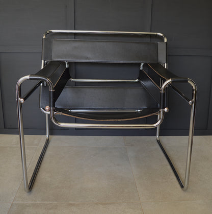 Vintage leather Wassily B3 chair