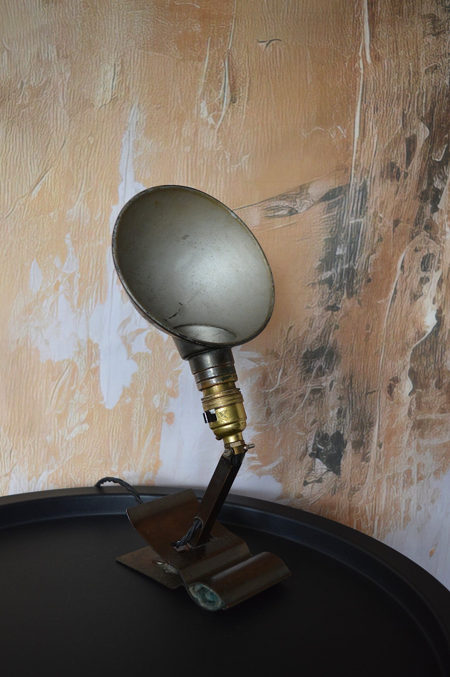 1920s 'Adjusto-Lite' clip on lamp by Farberware